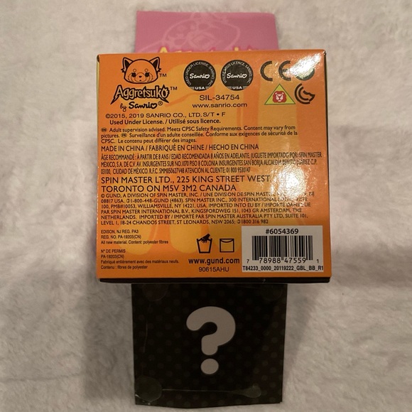 Aggretsuko Retsuko Office Outfit GUND Sanrio Blind Box Series #1 Miniature Plush - Picture 10 of 10